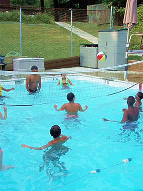 Water fun at Astor Residential Treatment program swimming pool
