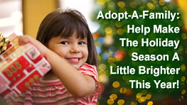 Adopt-A-Family: Make the holiday season a little brighter this year!
